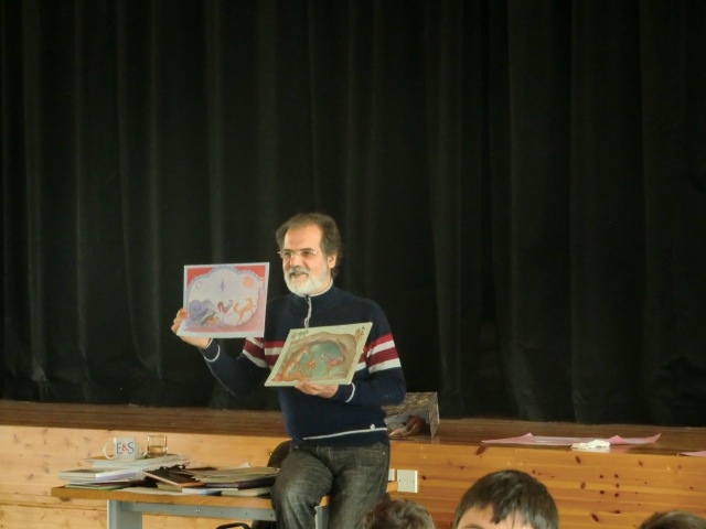 Charalambos Epameinonda gave a presentation for the whole school